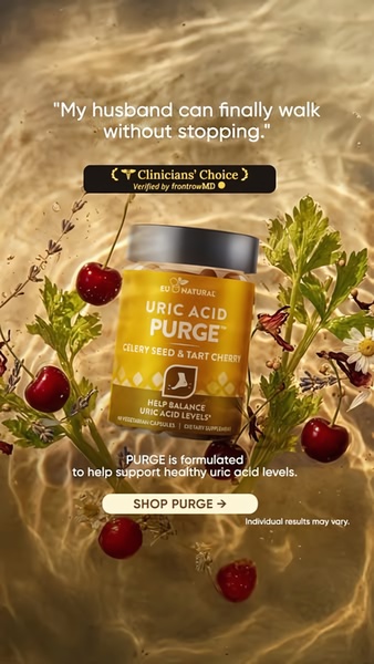 A 9:16 vertical social ad featuring a customer testimonial about pain-free movement alongside a high-quality product shot submerged in liquid.